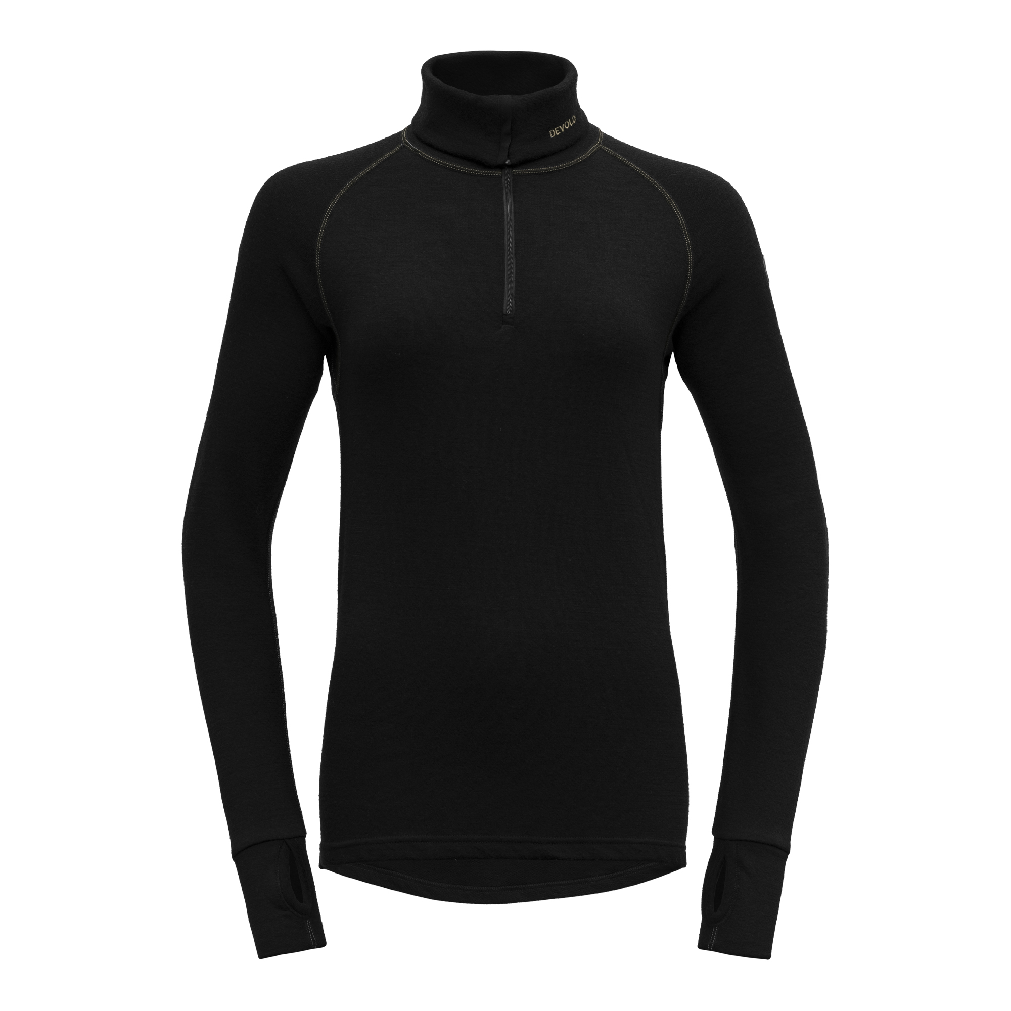WOOL TOP EXPEDITION WOMAN ZIP NECK