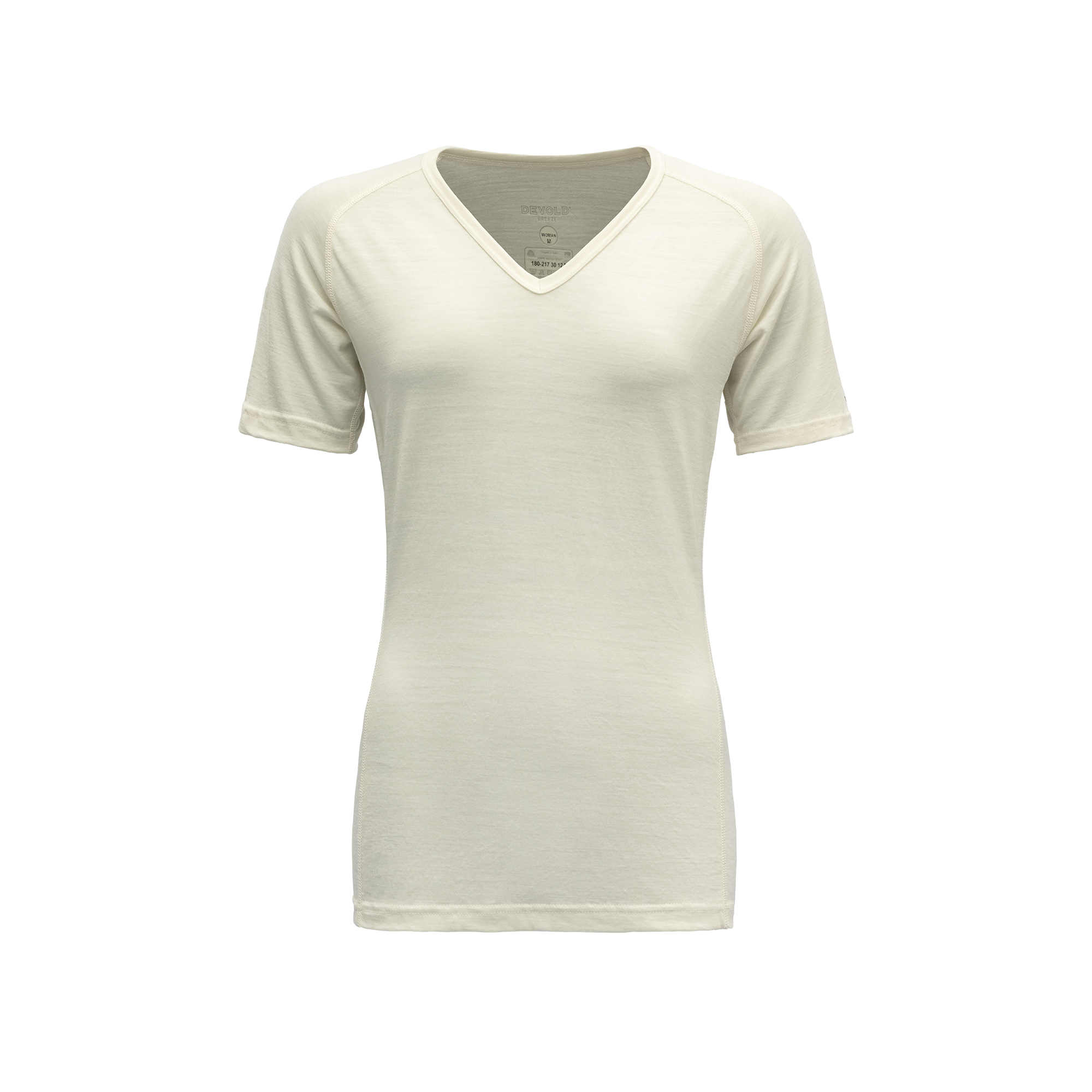 WOOL T-SHIRT BREEZE WOMAN T-SHIRT V-NECK